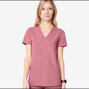 Figs Casma top Mauve